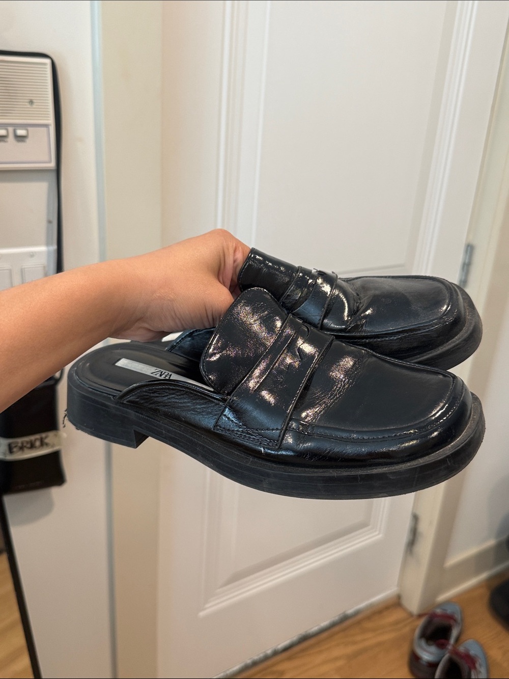 ZARA LOAFER SLIDES